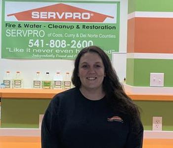 Stephanie Pierce, team member at SERVPRO of Coos, Curry & Del Norte Counties