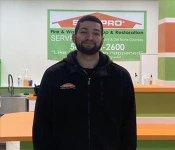 Thomas Hernandez, team member at SERVPRO of Coos, Curry & Del Norte Counties